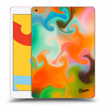 Picasee silikónový prehľadný obal pre Apple iPad 10.2" 2019 (7. gen) - Juice