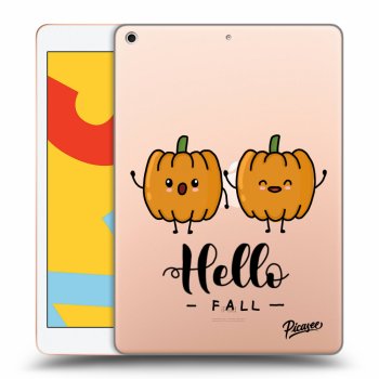 Picasee silikónový prehľadný obal pre Apple iPad 10.2" 2019 (7. gen) - Hallo Fall