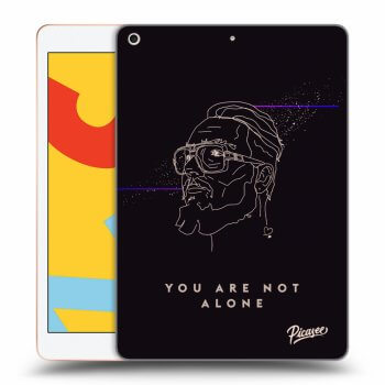 Picasee silikónový prehľadný obal pre Apple iPad 10.2" 2019 (7. gen) - You are not alone