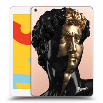 Picasee silikónový prehľadný obal pre Apple iPad 10.2" 2019 (7. gen) - Wildfire - Black