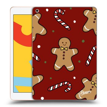 Picasee silikónový čierny obal pre Apple iPad 10.2" 2019 (7. gen) - Gingerbread 2