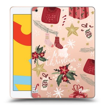 Picasee silikónový prehľadný obal pre Apple iPad 10.2" 2019 (7. gen) - Christmas