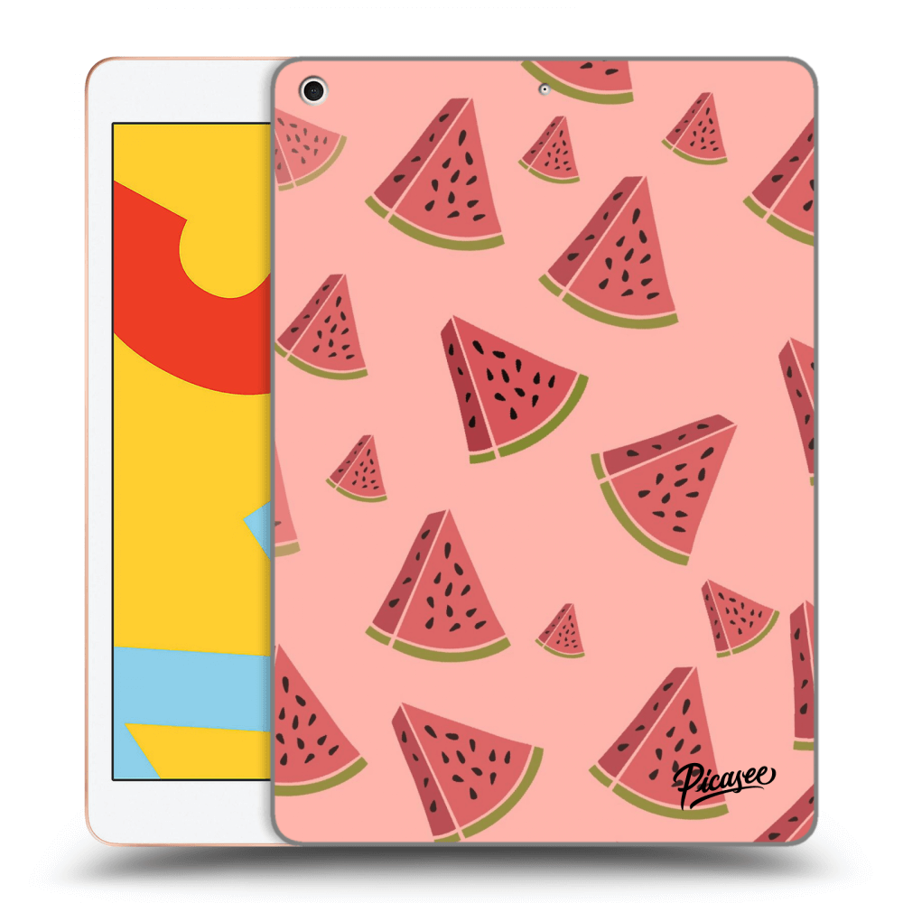 Picasee silikónový prehľadný obal pre Apple iPad 10.2" 2019 (7. gen) - Watermelon