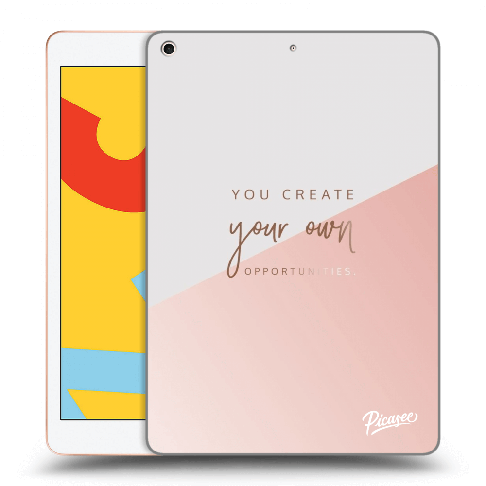 Picasee silikónový prehľadný obal pre Apple iPad 10.2" 2019 (7. gen) - You create your own opportunities