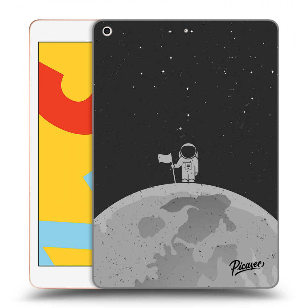 Picasee silikónový čierny obal pre Apple iPad 10.2" 2019 (7. gen) - Astronaut