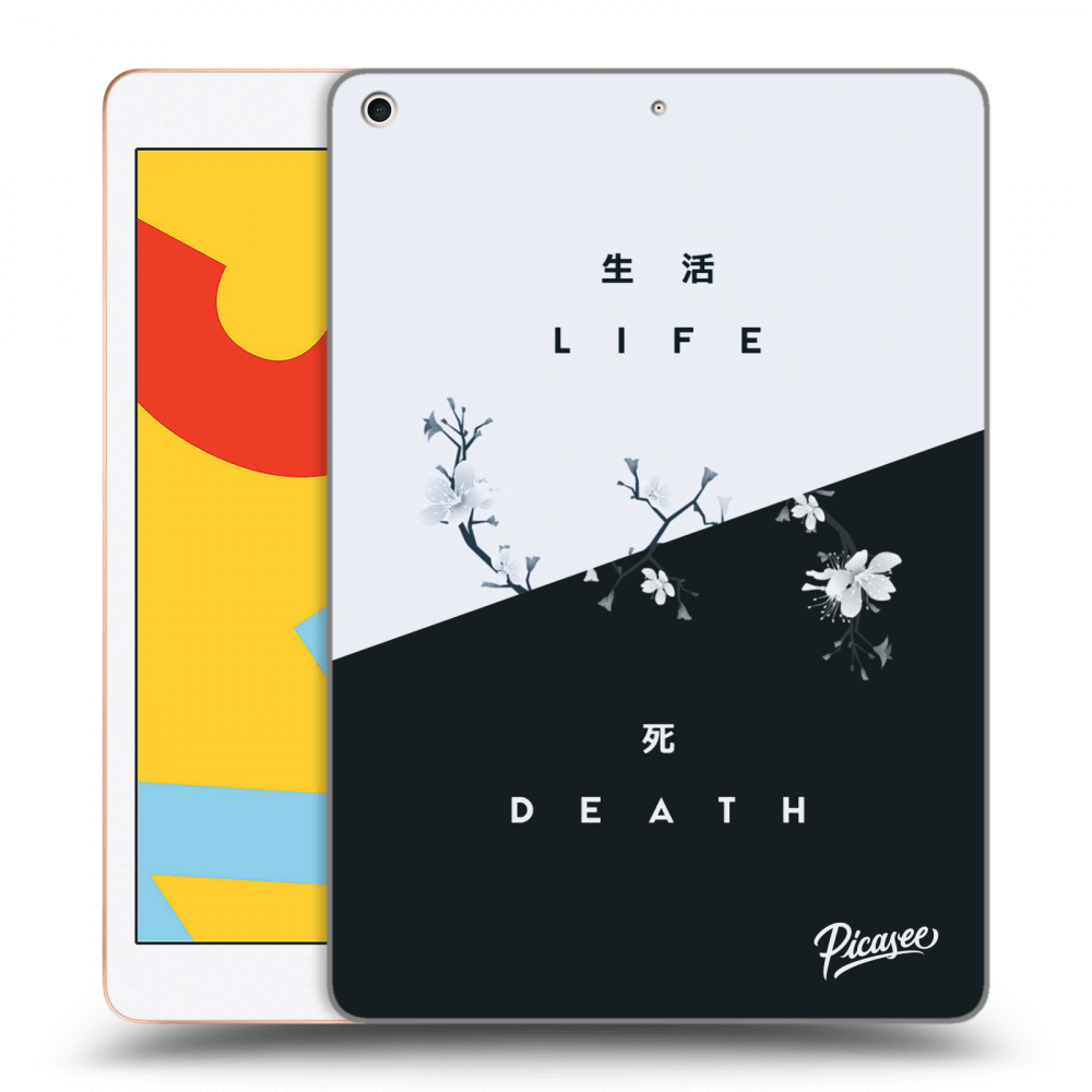 Picasee silikónový prehľadný obal pre Apple iPad 10.2" 2019 (7. gen) - Life - Death