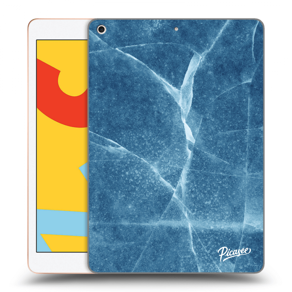 Picasee silikónový čierny obal pre Apple iPad 10.2" 2019 (7. gen) - Blue marble