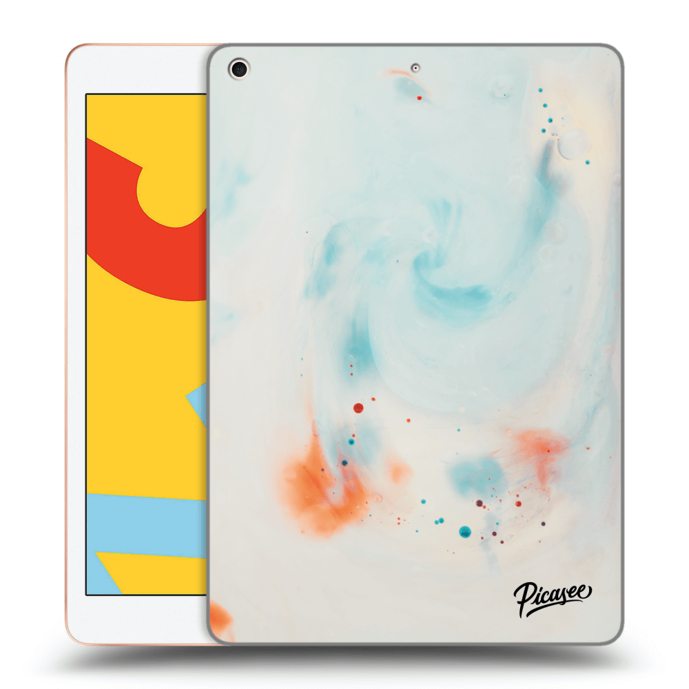 Picasee silikónový prehľadný obal pre Apple iPad 10.2" 2019 (7. gen) - Splash