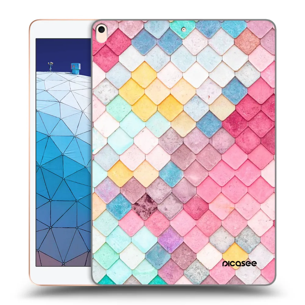 Silikónový prehľadný obal pre Apple iPad Air 10.5" 2019 (3.gen) - Farebná strecha