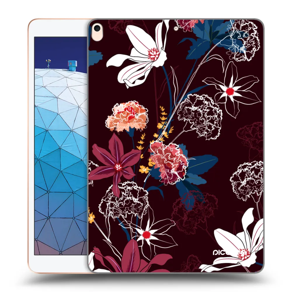 Picasee silikónový prehľadný obal pre Apple iPad Air 10.5" 2019 (3.gen) - Dark Meadow