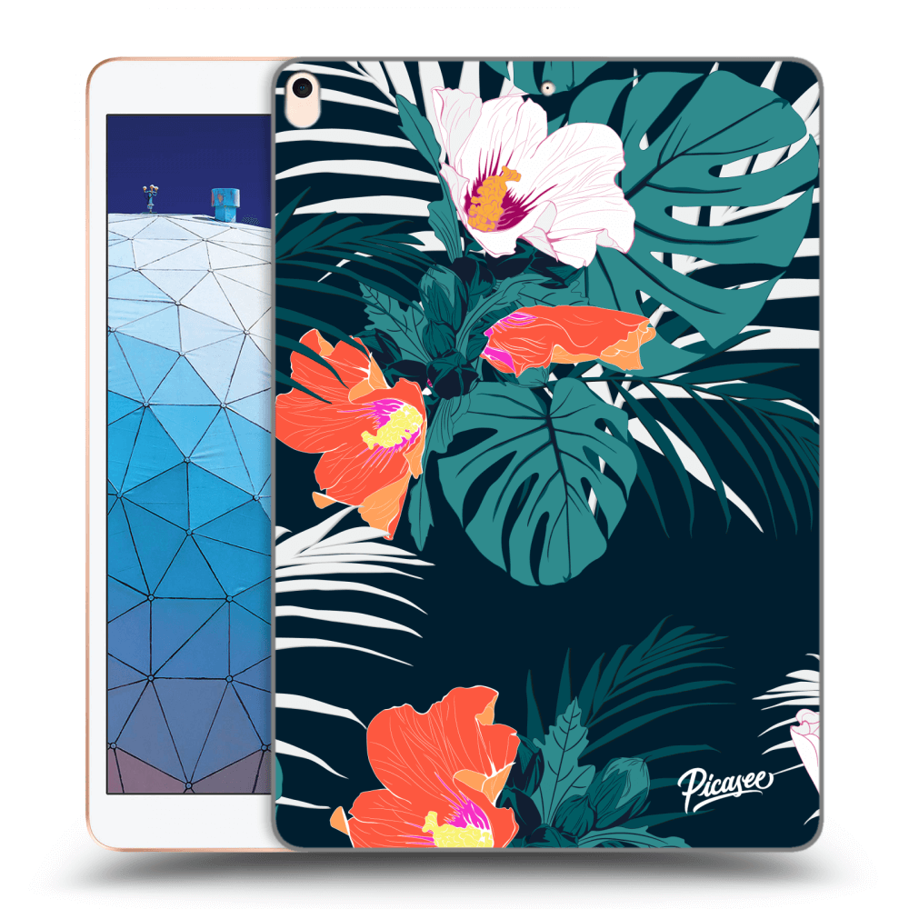 Picasee silikónový prehľadný obal pre Apple iPad Air 10.5" 2019 (3.gen) - Monstera Color