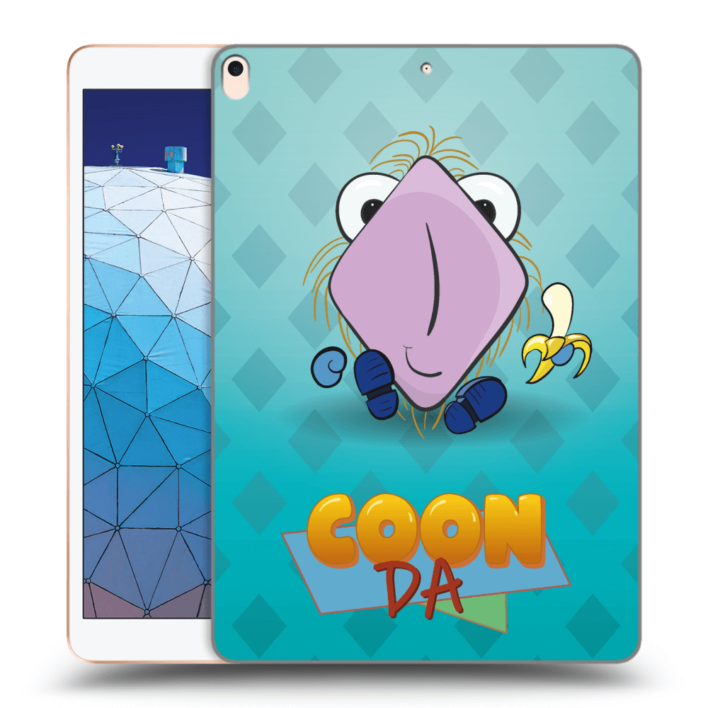 Picasee silikónový prehľadný obal pre Apple iPad Air 10.5" 2019 (3.gen) - COONDA chlupatka světlá