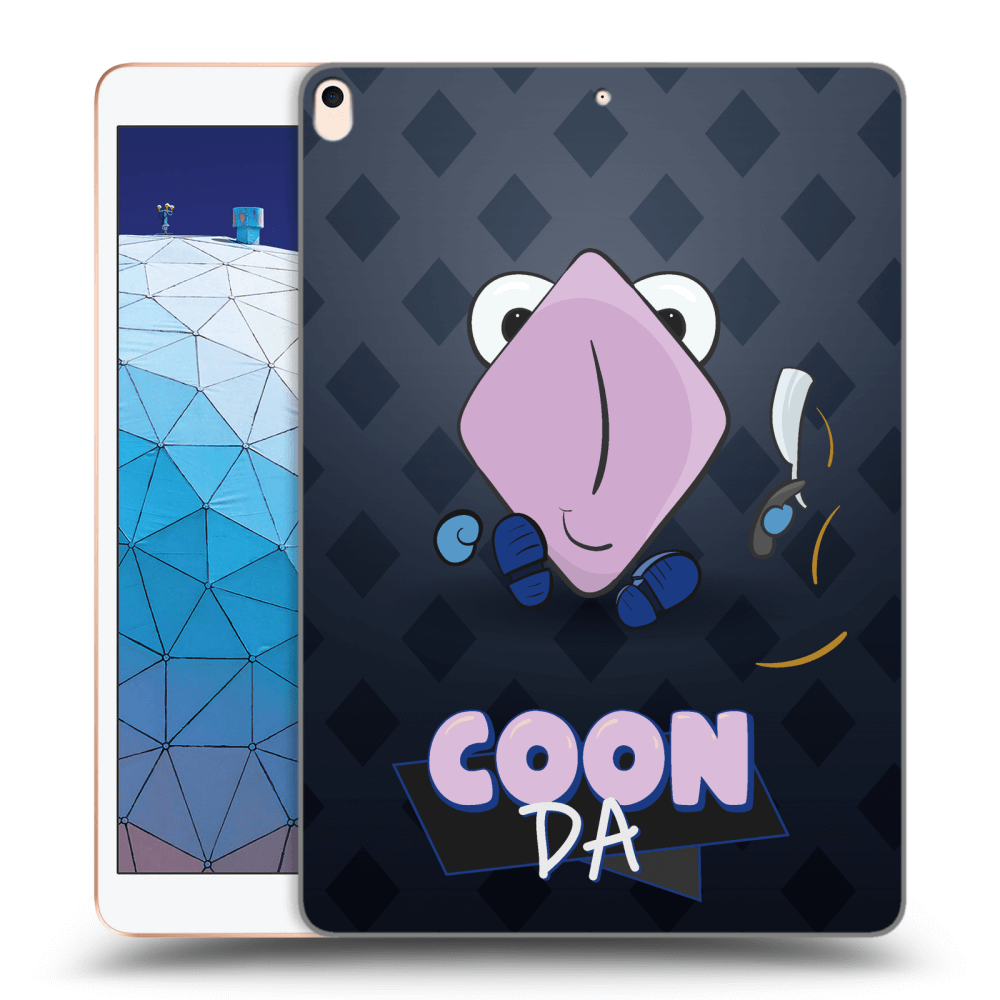 Picasee silikónový prehľadný obal pre Apple iPad Air 10.5" 2019 (3.gen) - COONDA holátko - tmavá
