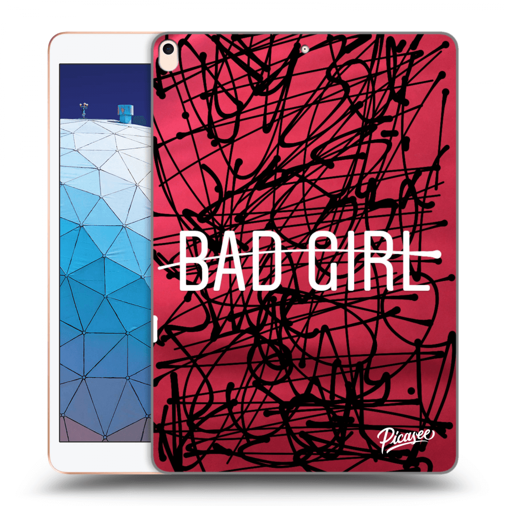 Picasee silikónový prehľadný obal pre Apple iPad Air 10.5" 2019 (3.gen) - Bad girl