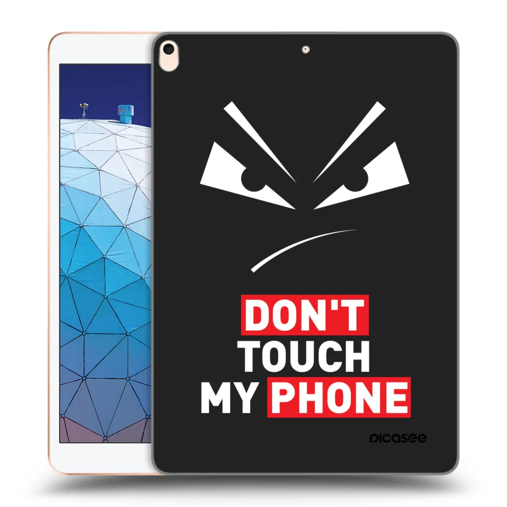 Picasee silikónový čierny obal pre Apple iPad Air 10.5" 2019 (3.gen) - Evil Eye - Transparent