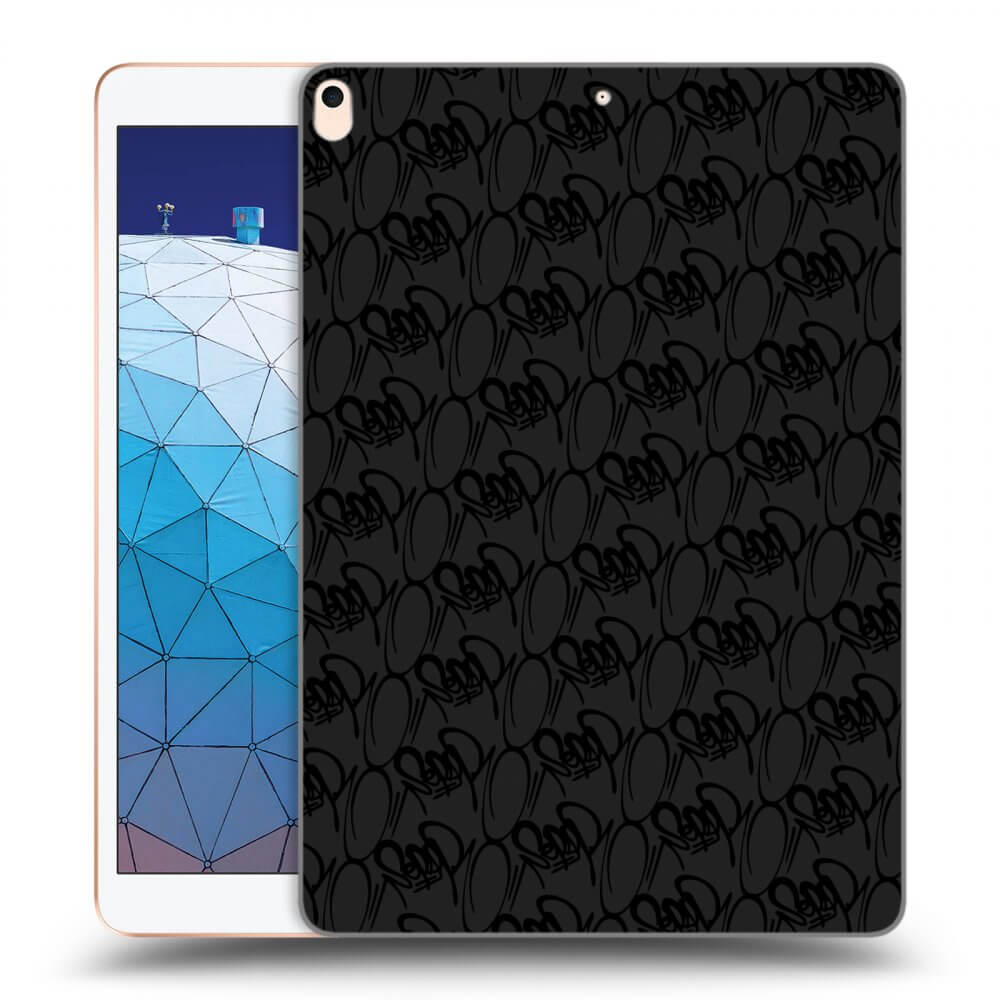 Picasee silikónový čierny obal pre Apple iPad Air 10.5" 2019 (3.gen) - Separ - Black On Black 2