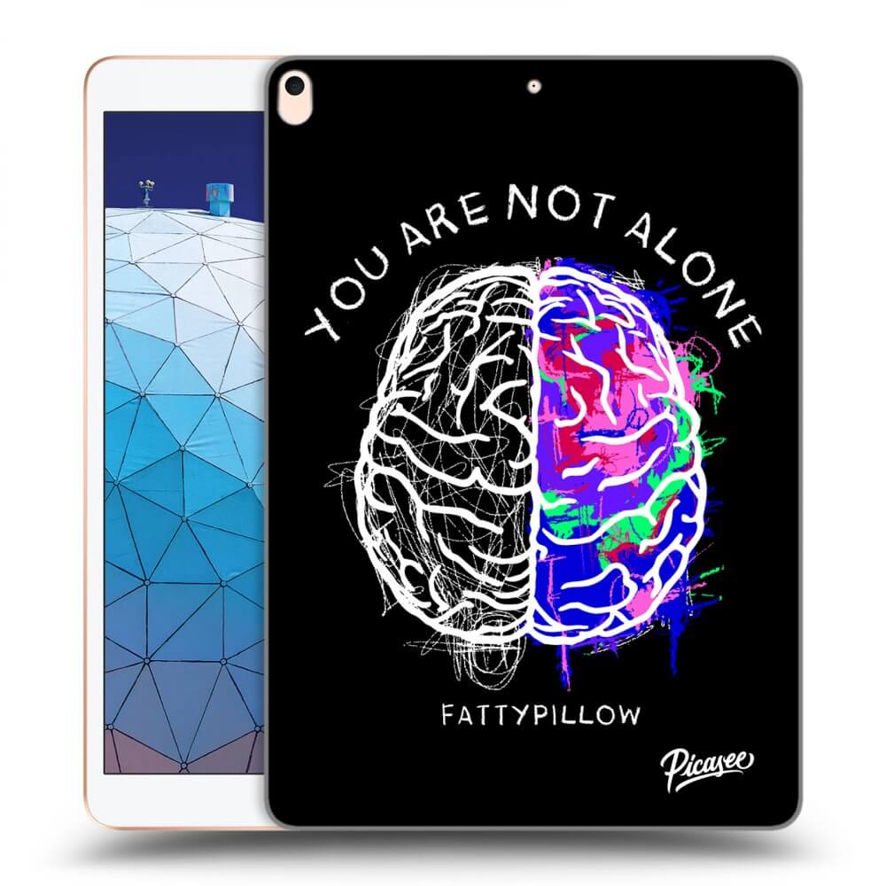 Picasee silikónový prehľadný obal pre Apple iPad Air 10.5" 2019 (3.gen) - Brain - White