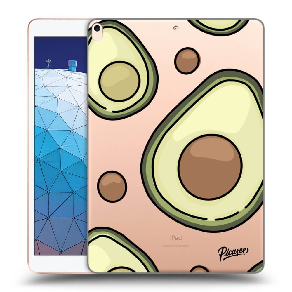 Picasee silikónový prehľadný obal pre Apple iPad Air 10.5" 2019 (3.gen) - Avocado
