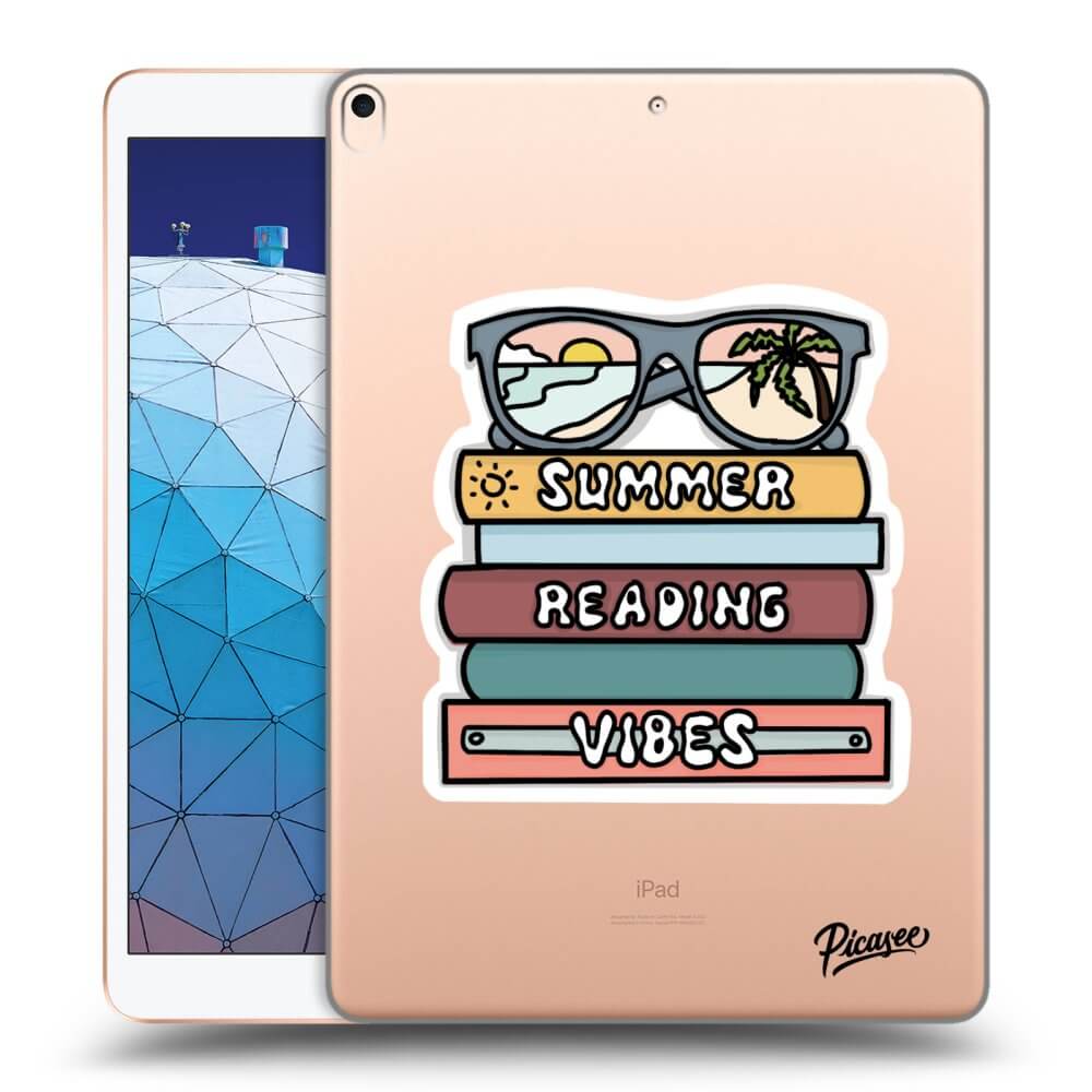 Picasee silikónový prehľadný obal pre Apple iPad Air 10.5" 2019 (3.gen) - Summer reading vibes
