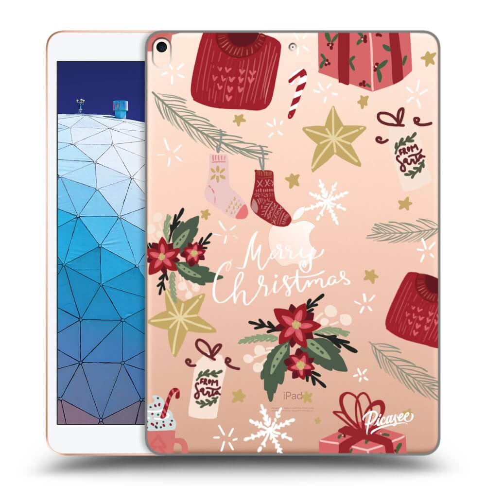 Picasee silikónový prehľadný obal pre Apple iPad Air 10.5" 2019 (3.gen) - Christmas