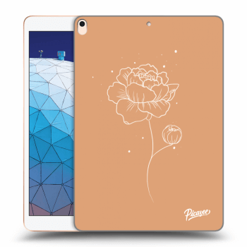 Picasee silikónový prehľadný obal pre Apple iPad Air 10.5" 2019 (3.gen) - Peonies