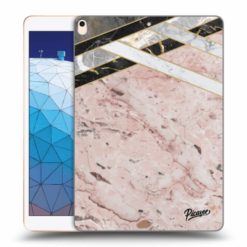 Picasee silikónový čierny obal pre Apple iPad Air 10.5" 2019 (3.gen) - Pink geometry