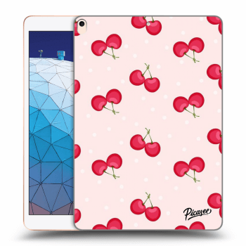 Picasee silikónový čierny obal pre Apple iPad Air 10.5" 2019 (3.gen) - Cherries