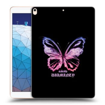 Picasee silikónový prehľadný obal pre Apple iPad Air 10.5" 2019 (3.gen) - Diamanty Purple