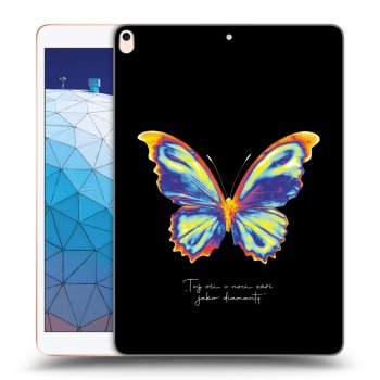 Picasee silikónový prehľadný obal pre Apple iPad Air 10.5" 2019 (3.gen) - Diamanty Black