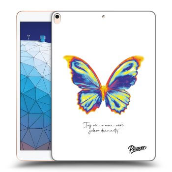 Picasee silikónový prehľadný obal pre Apple iPad Air 10.5" 2019 (3.gen) - Diamanty White