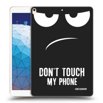 Picasee silikónový čierny obal pre Apple iPad Air 10.5" 2019 (3.gen) - Nesiahajte mi na telefón