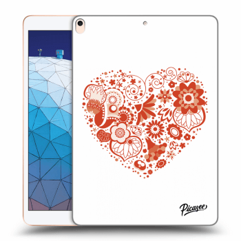 Picasee silikónový prehľadný obal pre Apple iPad Air 10.5" 2019 (3.gen) - Big heart