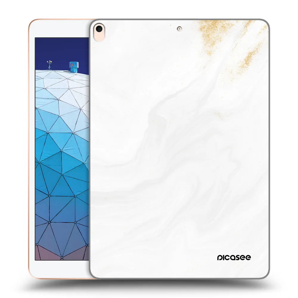 Picasee silikónový prehľadný obal pre Apple iPad Air 10.5" 2019 (3.gen) - White
