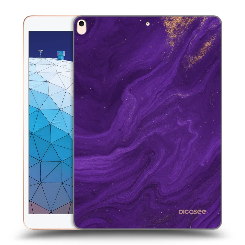 Picasee silikónový prehľadný obal pre Apple iPad Air 10.5" 2019 (3.gen) - Purple