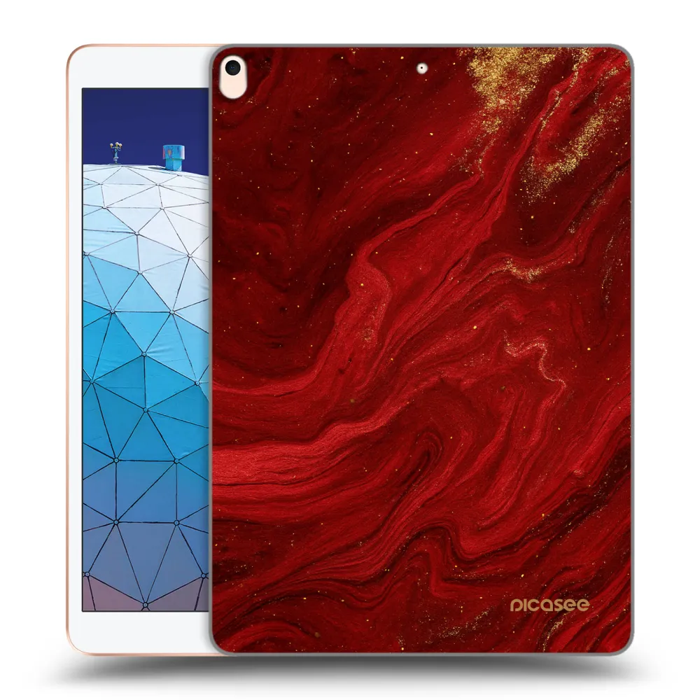 Picasee silikónový prehľadný obal pre Apple iPad Air 10.5" 2019 (3.gen) - Red