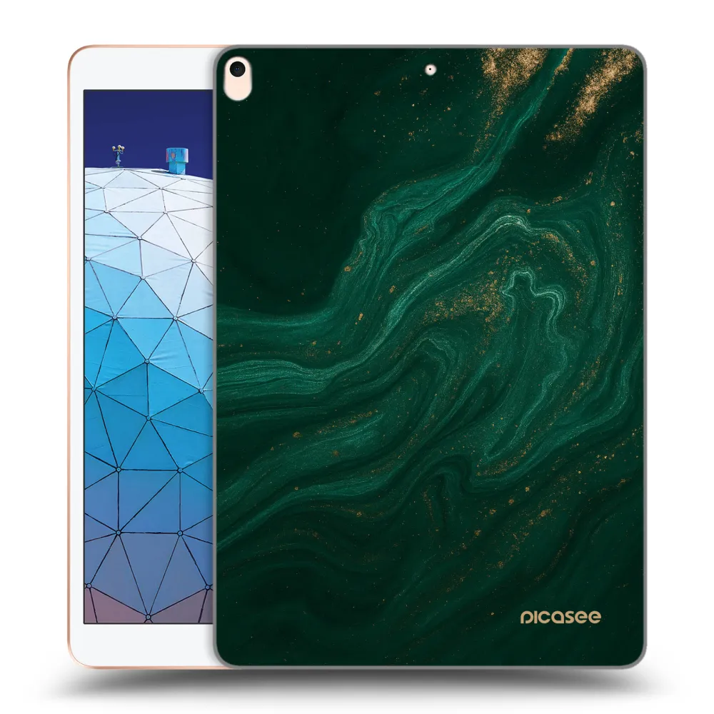 Picasee silikónový prehľadný obal pre Apple iPad Air 10.5" 2019 (3.gen) - Green