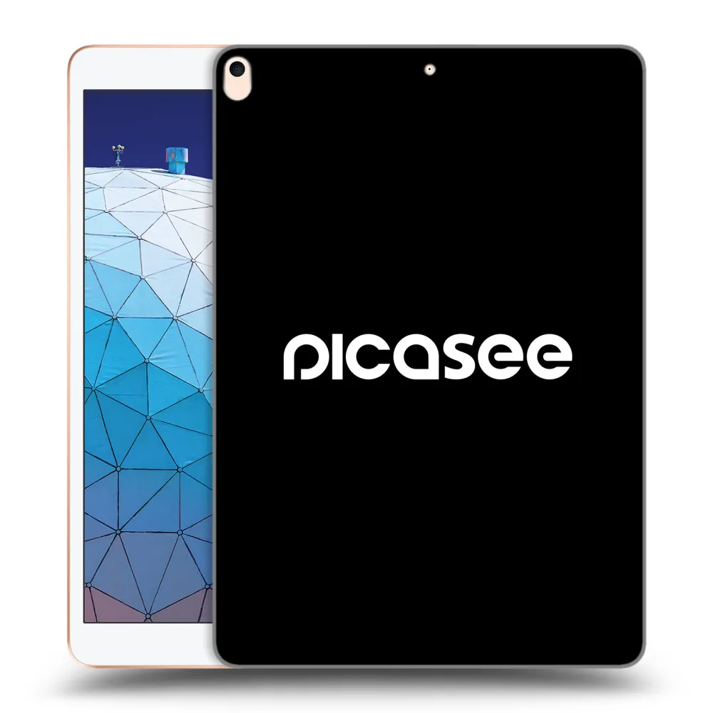 Picasee silikónový čierny obal pre Apple iPad Air 10.5" 2019 (3.gen) - Picasee - new logo - white