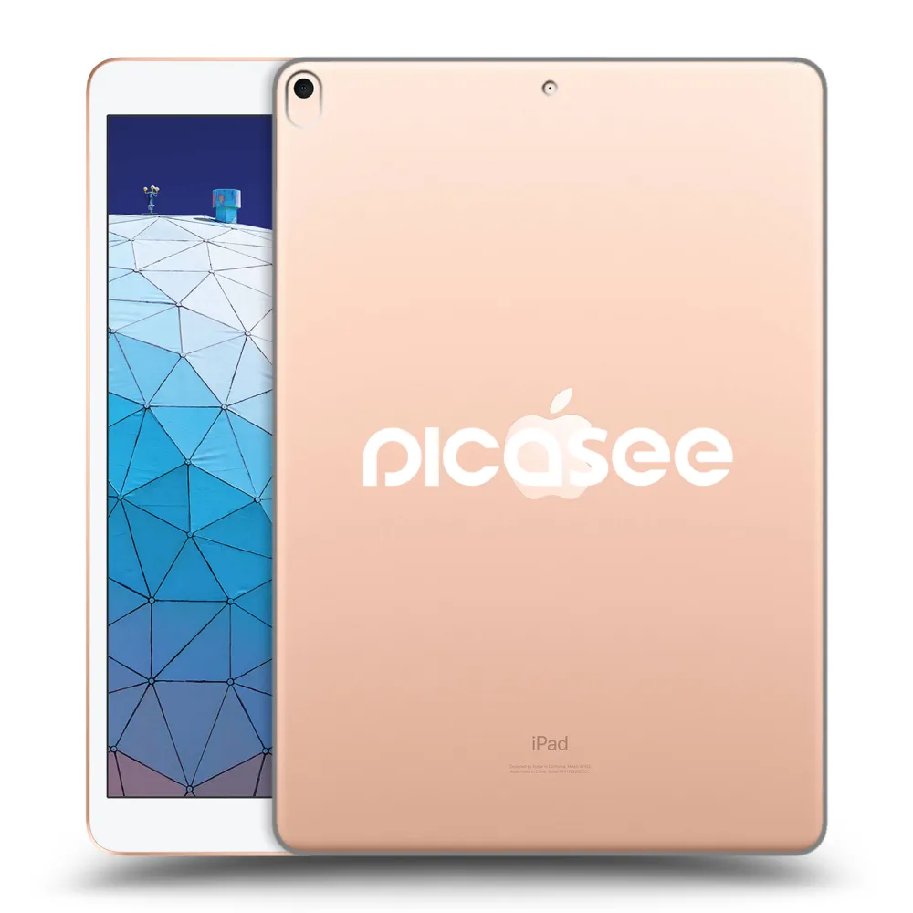 Picasee silikónový prehľadný obal pre Apple iPad Air 10.5" 2019 (3.gen) - Picasee - new logo - white