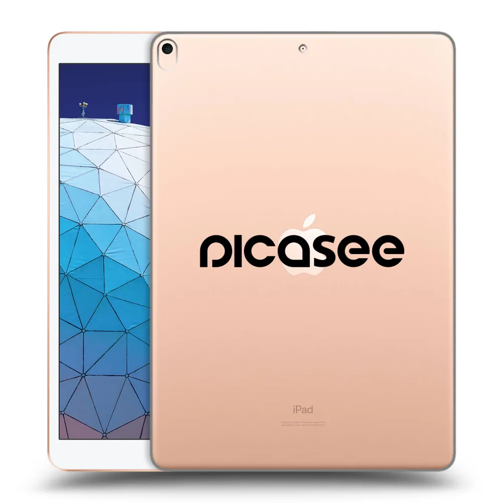 Picasee silikónový prehľadný obal pre Apple iPad Air 10.5" 2019 (3.gen) - Picasee - new logo - black