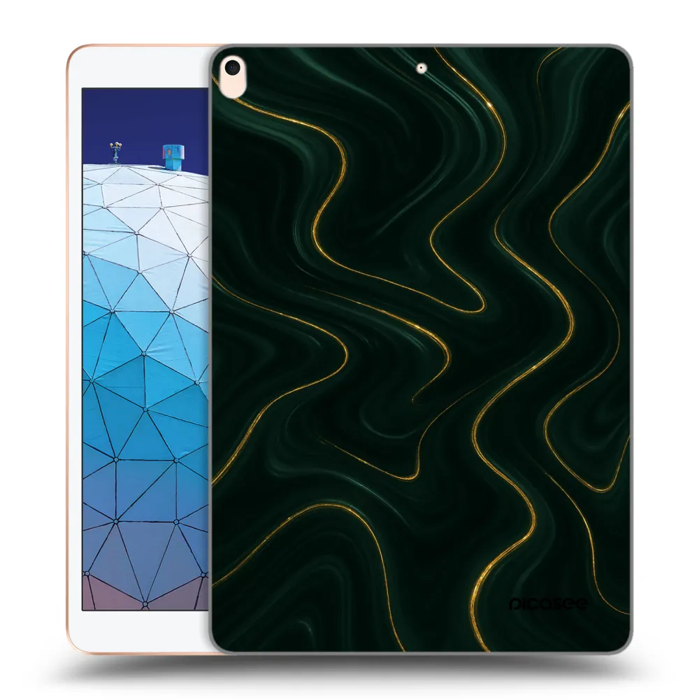 Picasee silikónový prehľadný obal pre Apple iPad Air 10.5" 2019 (3.gen) - Vawes