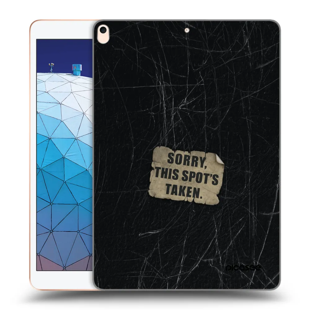 Picasee silikónový prehľadný obal pre Apple iPad Air 10.5" 2019 (3.gen) - SORRY