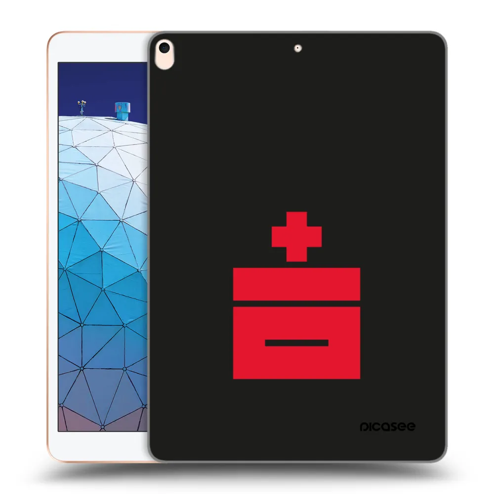 Picasee silikónový prehľadný obal pre Apple iPad Air 10.5" 2019 (3.gen) - Le Plastenciaga