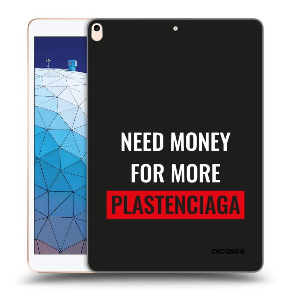 Picasee silikónový prehľadný obal pre Apple iPad Air 10.5" 2019 (3.gen) - More PLASTENCIAGA