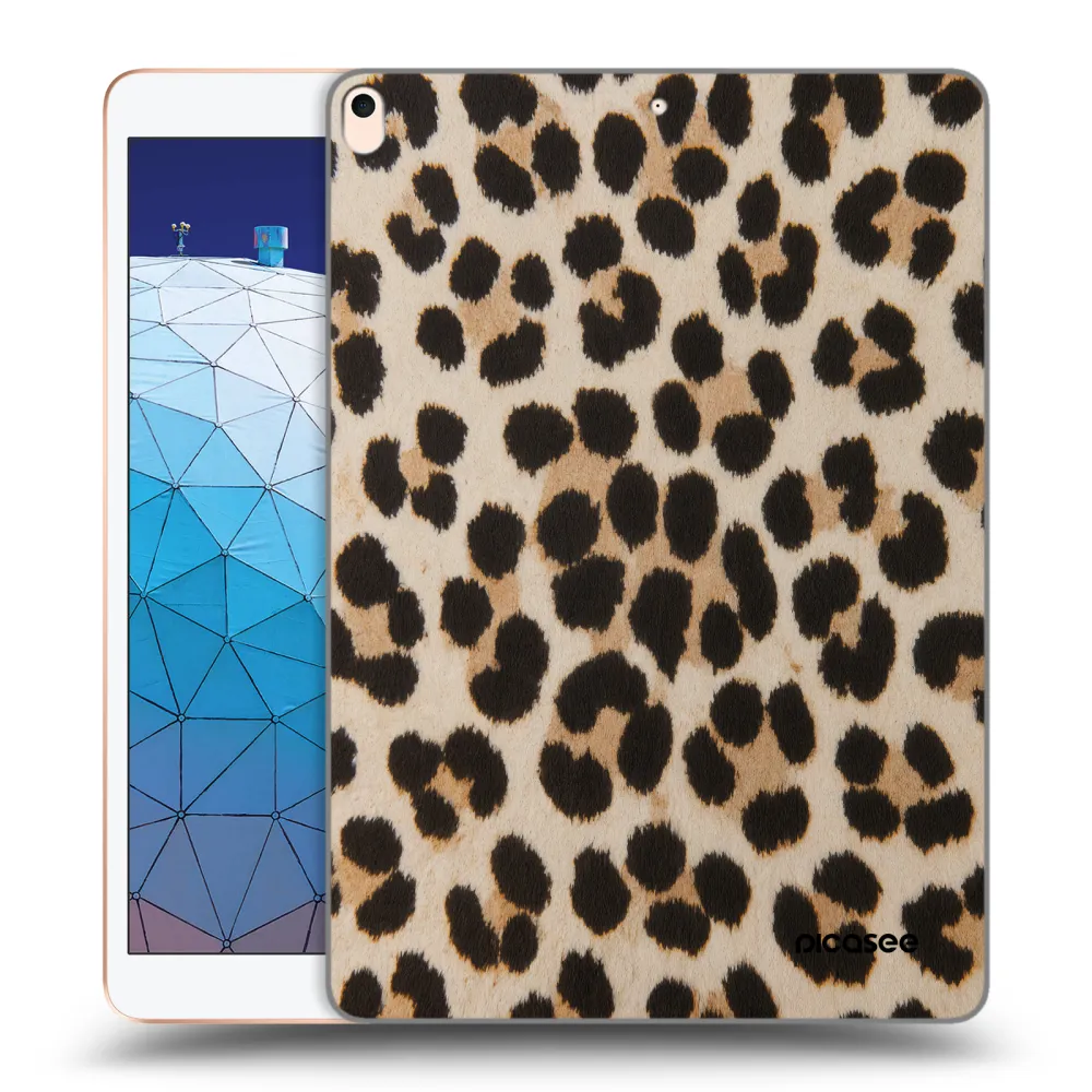 Picasee silikónový prehľadný obal pre Apple iPad Air 10.5" 2019 (3.gen) - Brown Tiger