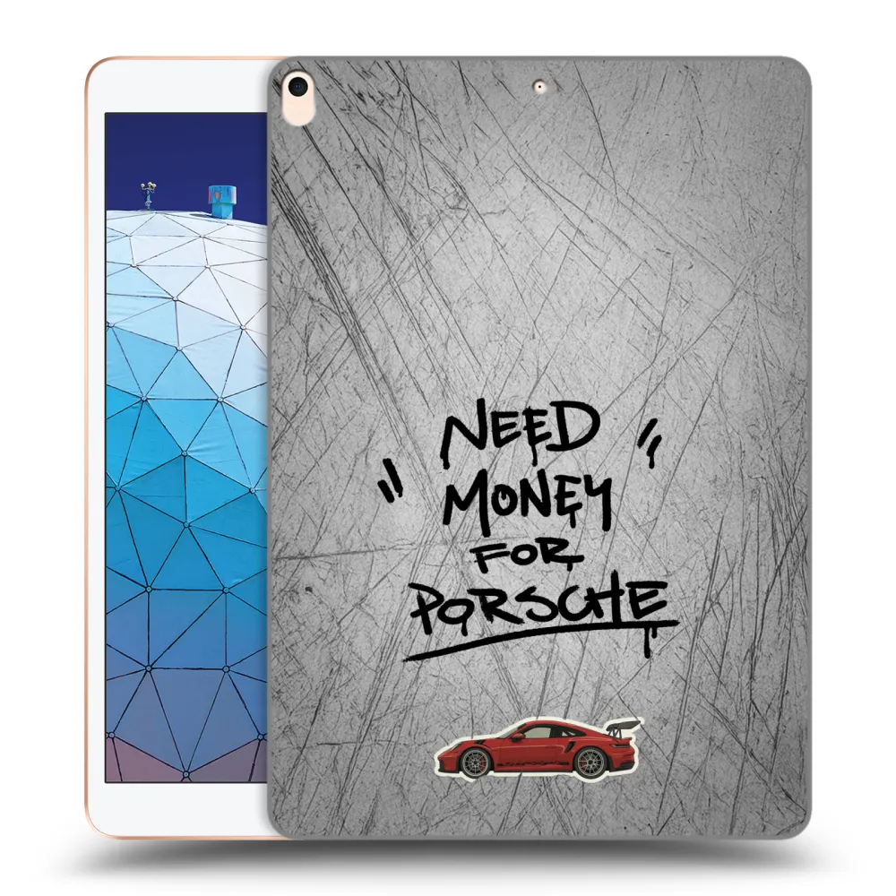 Picasee silikónový prehľadný obal pre Apple iPad Air 10.5" 2019 (3.gen) - Grey Drift