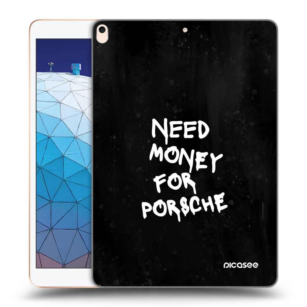 Picasee silikónový prehľadný obal pre Apple iPad Air 10.5" 2019 (3.gen) - Black Dollar