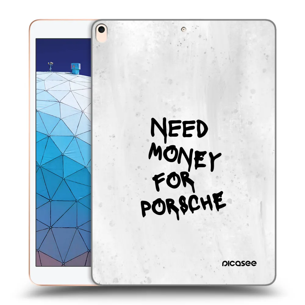 Picasee silikónový prehľadný obal pre Apple iPad Air 10.5" 2019 (3.gen) - White Dollar