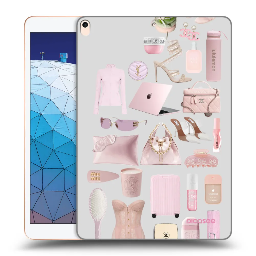 Picasee silikónový prehľadný obal pre Apple iPad Air 10.5" 2019 (3.gen) - Glam Babe