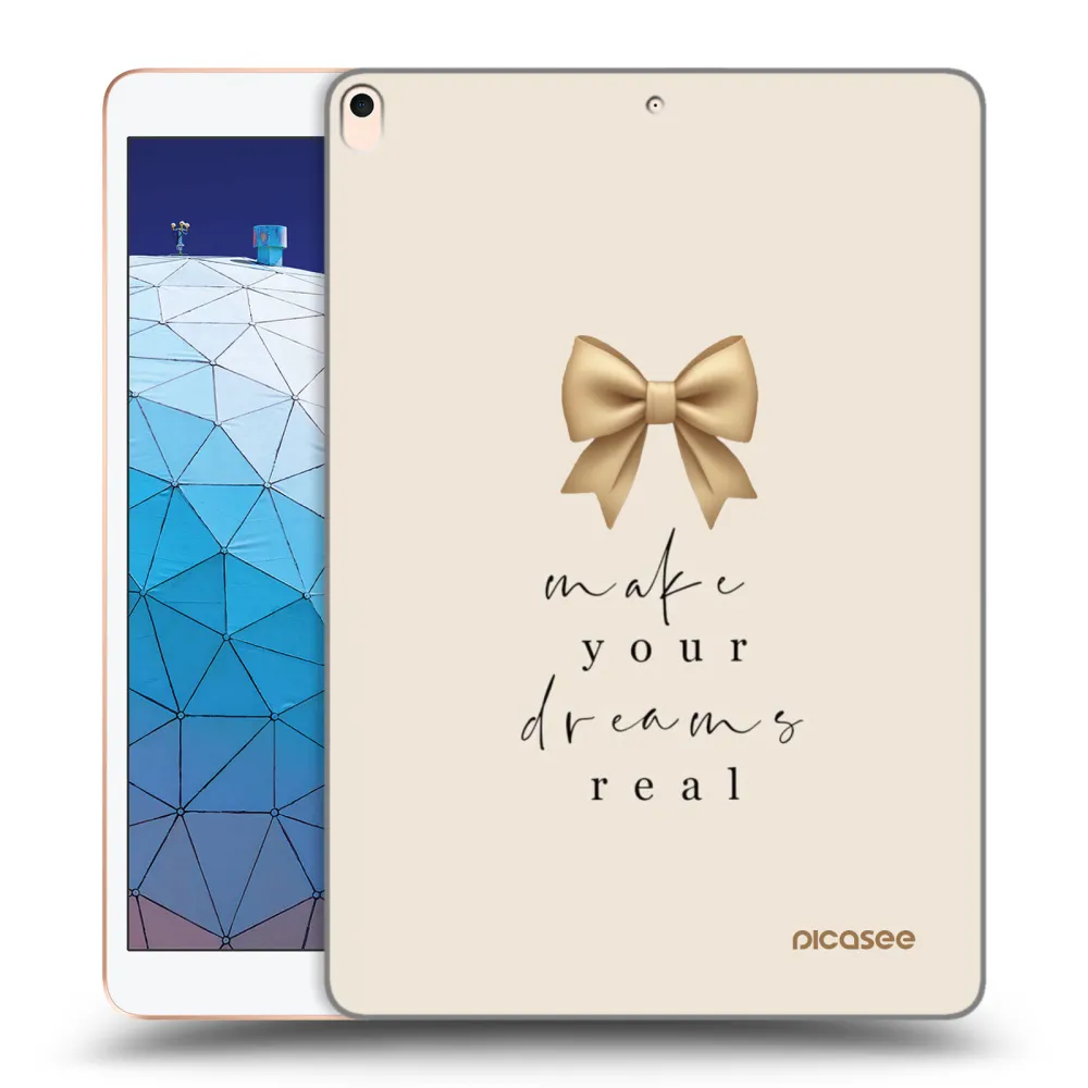 Picasee silikónový prehľadný obal pre Apple iPad Air 10.5" 2019 (3.gen) - Golden Dream