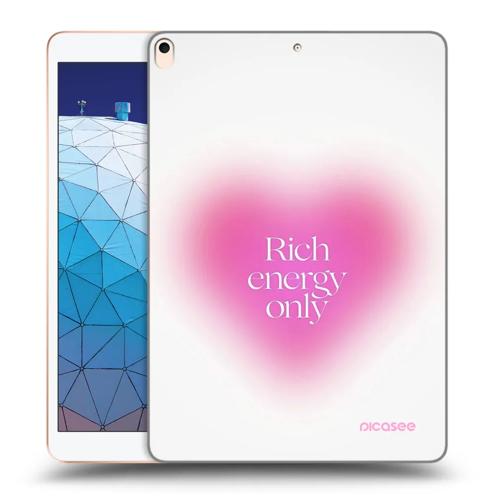 Picasee silikónový prehľadný obal pre Apple iPad Air 10.5" 2019 (3.gen) - Rich Energy